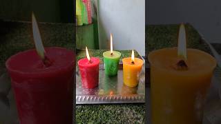 Home made glass diya batti shorts candle making [upl. by Iren74]