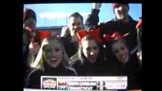 South Carolina Cheerleaders on ESPN  the PapaJohnscom Bowl [upl. by Akimet]