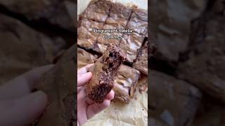 3 ingredient nutella brownies🤤🤤🤤 [upl. by Asli]