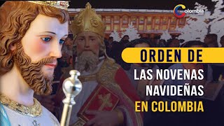 Novena de aguinaldos en Colombia cada día es celebrado en honor a un santo o aspecto de la navidad [upl. by Tager]