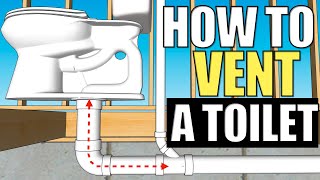 How To Vent amp Plumb a Toilet in 2024 [upl. by Hebel574]