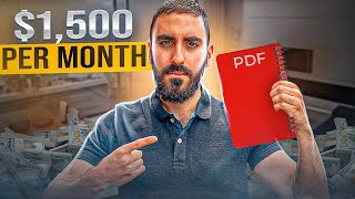 How to Make an Extra 1500mo Selling eBooks FREE COURSE  STEP BY STEP  NO SHOPIFY  NO ADS [upl. by Elleneg]