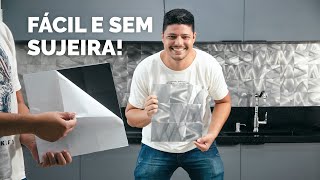 Como Aplicar Pastilha Adesiva Metálica [upl. by Doro]