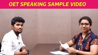 OET Speaking Sample Video  OET Coaching Kannur Kottayam Thodupuzha Thiruvalla Mangalore [upl. by Strickland]