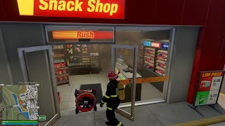 Fire in Store Call  Flashing Lights [upl. by Borek]