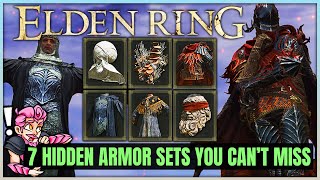 Elden Ring  7 POWERFUL Secret Armor Sets You Need to Get  Best Armour Set Location Guide [upl. by Adnorrehs192]