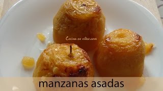 Manzanas asadas al horno tiernas y jugosas  baked Apples  TonioCocina 100 [upl. by Eitisahc578]