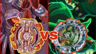 Gaianon G2 vs Kerbeus K2 Beyblade batalla [upl. by Aniratak]