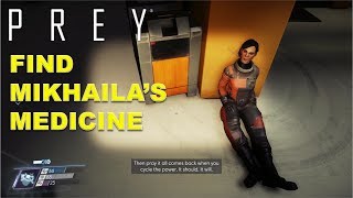 Prey find Mikhailas medicine in her office Talos 1 Exterior [upl. by Maller]