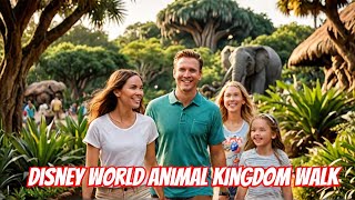 Disney World Animal Kingdom Walk [upl. by Kopaz]