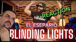 BLINDING LIGHTS  THE WEEKND  DRUM COVER REACTION [upl. by Narad79]