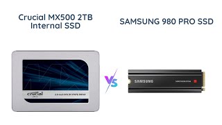 Crucial MX500 vs Samsung 980 PRO Which SSD is Better [upl. by Opaline]