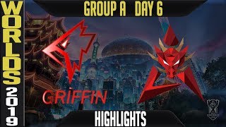 GRF vs HKA Highlights Game 2  S9 Worlds 2019 Group A Day 6  Griffin vs Hong Kong Attitude [upl. by Itirp]