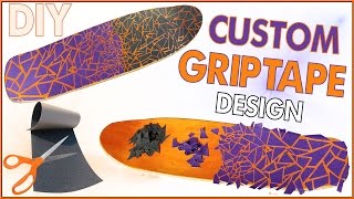 How To Make Your Griptape Look Amazing DIY Tutorial [upl. by Naed]