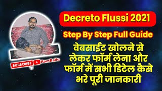 Decreto flussi 2021 FULL GUIDE FORM FILL UP  वेबसाईट खोलने से लेकर फॉर्म लेने और भरने तक [upl. by Leblanc]