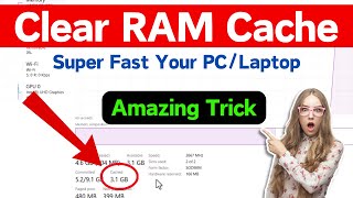 How To Clear RAM Cache In Windows 11 Laptop  Clear RAM Cache Windows 11 PC  Free Up RAM Easy Way [upl. by Shawna]