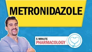 Pharmacology  Metronidazole Antibiotics nursing RN PN NCLEX [upl. by Delmar]