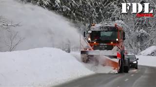 Winter in Reit im Winkl Winterdienst im Einsatz 2019 Schneechaos im Griff [upl. by Shurlock]