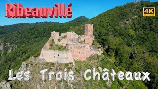 Les Trois Châteaux de Ribeauvillé 2023 PARTIE 1 en UHD 4K [upl. by Dearden]