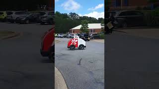 chick fil a delivery robot atlanta chickfila using robot to deliever food [upl. by Dunham966]