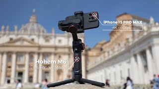 MustWatch Mobile Filmmaking Tips  iSteady M6  iPhone 15 Pro Max EP1 in Vatican City [upl. by Ydnerb]