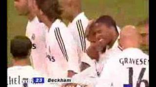 David Beckham  Free Kick [upl. by Lachish]