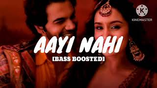 AAYI NAHI BASS BOOSTED  SaregamaMusic  Pawan Singh  Bass King [upl. by Anchie]