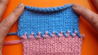 Bind off Knitting Закрытие петель на спицах 64 [upl. by Gotthard109]