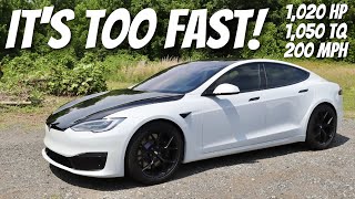 What Its Like Driving The Tesla Model S Plaid Fastest Car Out There [upl. by Hoxsie]