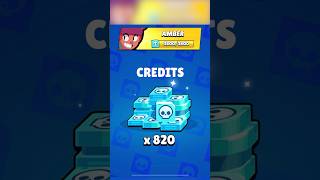 AMBER 3800 CREDITS 🔥🔥brawlstars [upl. by Ellenoj]