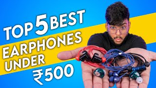 Best Earphones under 500 rs 2024  Best wired earphones under 500 in 2024 [upl. by Bili]