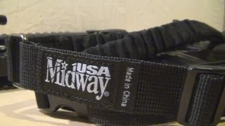 MidwayUSA Tactical Single Point Sling Review [upl. by Alleuqcaj]