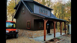 The Perfect 600 Square Foot Getaway Cabin  Video Tour [upl. by Klatt]