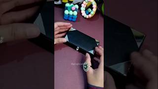 Empty chocolate box reuse idea cute jewellery box making at home shorts trendingshorts organiser [upl. by Grissel]