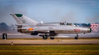 Vintage Plane Spotting Vietnam War Airpower Demo Mig17Mig21A4 A1D F100 Hueys and more [upl. by Enyrhtak]