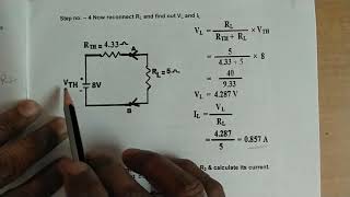 Numerical of Thevenins theorem   ITI  Diploma  BSC  BE  BTECH [upl. by Aikemit]