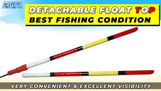 Fishing DIY  How to Build Your Own a Detachable Float Top and Setup for Sea Fishing [upl. by Nnairac]