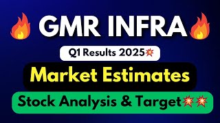 GMR Infra share analysis GMR Infra latest news q1 results 2025 Stock Market Analysis [upl. by Lipps]