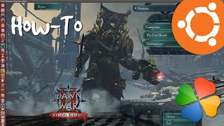 Install Dawn of War 2 Steam On Ubuntu 1404 with PlayOnLinux [upl. by Shue255]