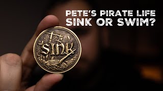 Pete’s Pirate Life Sink or Swim coin  Unboxing and 1st look [upl. by Eerized]