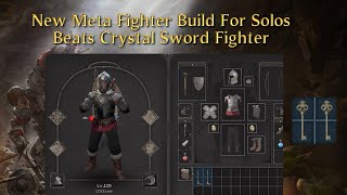 New Meta Fighter Build For Solos  It Can Beat Crystal Sword Fighter  Dark and Darker [upl. by Bander867]