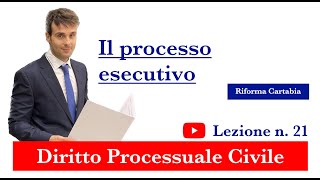 Procedura civile lezione n21 Il processo esecutivo [upl. by Aribold]