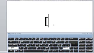 Cómo Poner o Hacer el Signo de PARENTESIS en el Teclado del PC [upl. by Anyl699]