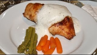 Pechuga de Pollo Rellena Dukan  Dukan Stuffed Chicken Breast  Receta Fase Ataque [upl. by Adlay]