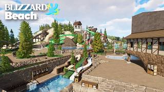 Planet Coaster 2 Junior Area KIDS and TOWELS   Blizzard Beach Waterpark [upl. by Ardnot]