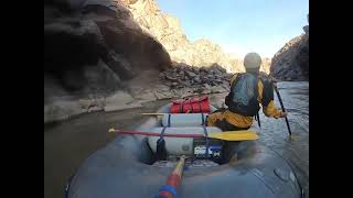 Rafting CARNAGE Skull Rapid Westwater Canyon R1 November 2021 [upl. by Odraude733]