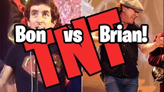 ACDCs Bon Scott vs Brian Johnson singing TNT Which AC DC do you prefer [upl. by Angelico]