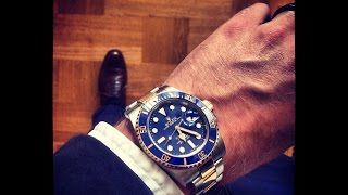 Stunning Rolex Submariner 116613LB November 2015 Unworn [upl. by Nylyak]