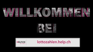 Lottozahlen Schweiz  Swiss Lotto und EuroMillions  lottozahlenhelpch [upl. by Airalav781]