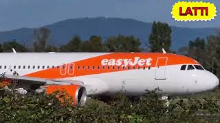 EASYJET LANDING AND TAKE OFF AT EURO AIRPORT BaselMulhouse [upl. by Atrebor]